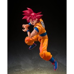 DRAGON BALL SUPER - SSG Son Goku "God Aura" - Fig. S.H. Figuarts 15cm  2
