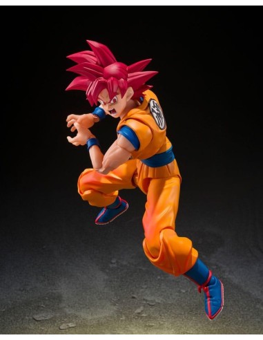 DRAGON BALL SUPER - SSG Son Goku "God Aura" - Fig. S.H. Figuarts 15cm 