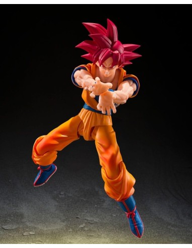 DRAGON BALL SUPER - SSG Son Goku "God Aura" - Fig. S.H. Figuarts 15cm 
