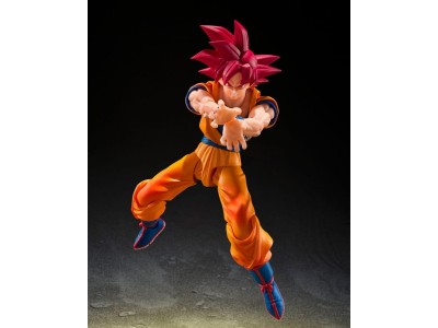 DRAGON BALL SUPER - SSG Son Goku "God Aura" - Fig. S.H. Figuarts 15cm 