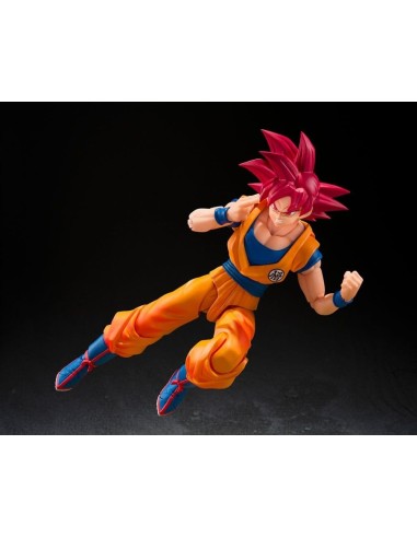 DRAGON BALL SUPER - SSG Son Goku "God Aura" - Fig. S.H. Figuarts 15cm 