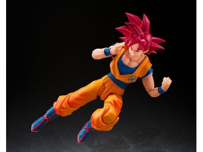 DRAGON BALL SUPER - SSG Son Goku "God Aura" - Fig. S.H. Figuarts 15cm 