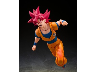 DRAGON BALL SUPER - SSG Son Goku "God Aura" - Fig. S.H. Figuarts 15cm 