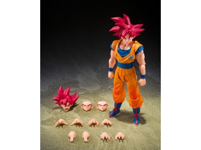 DRAGON BALL SUPER - SSG Son Goku "God Aura" - Fig. S.H. Figuarts 15cm 