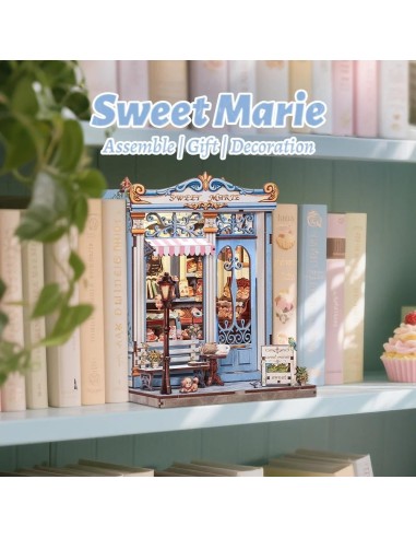 MINIATURE HOUSE - DIY- La Fleur Bleue d'Anna - 255pc + Eclairage LED 