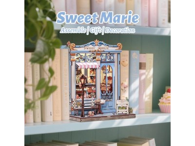 MINIATURE HOUSE - DIY- La Fleur Bleue d'Anna - 255pc + Eclairage LED 