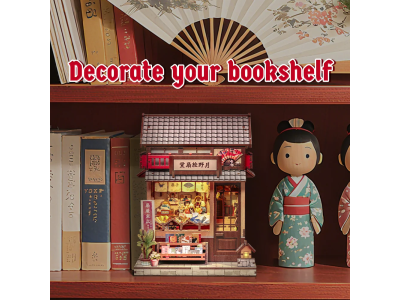 MINIATURE HOUSE - DIY- Tsukino Eogi-Dou - 224pc + Eclairage LED 