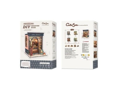 MINIATURE HOUSE - DIY- La Librairie de Jack - 330pc + Eclairage LED 