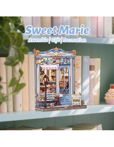 MINIATURE HOUSE - DIY- Sweet Marie - 242pc + Eclairage LED 