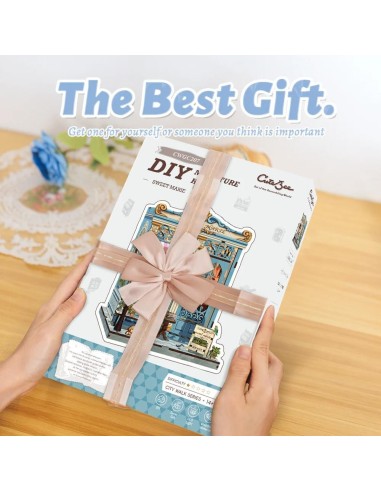 MINIATURE HOUSE - DIY- Sweet Marie - 242pc + Eclairage LED 