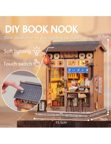 MINIATURE HOUSE - DIY- Morita-Ya - 240pc + Eclairage LED 