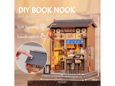 MINIATURE HOUSE - DIY- Morita-Ya - 240pc + Eclairage LED 