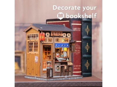MINIATURE HOUSE - DIY- Morita-Ya - 240pc + Eclairage LED 
