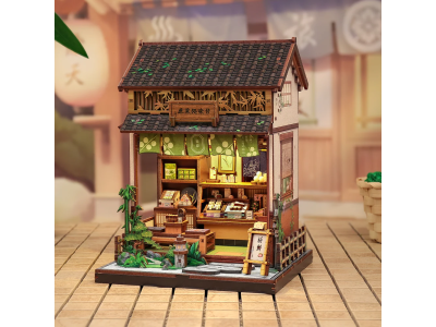 MINIATURE HOUSE - DIY- Kanmi-Dokoro Kurihara - 227pc + Eclairage LED 
