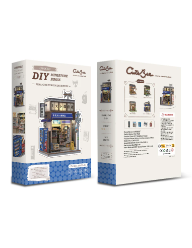 MINIATURE HOUSE - DIY- Beika-Cho - 288pc + Eclairage LED 
