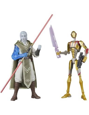 STAR WARS JEDI SURVIVOR - Dagan Gera & BX Droid - Black Series 15cm 