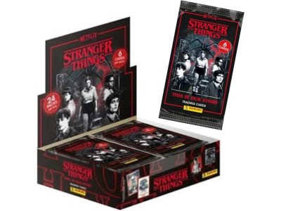STRANGER THINGS - Panini Display 24 Pochette 6 Trading cards 