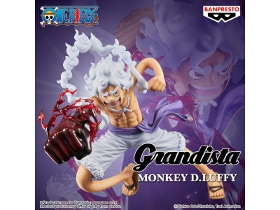 ONE PIECE - Monkey D. Luffy Gear 5 - Figurine Grandista 23cm 