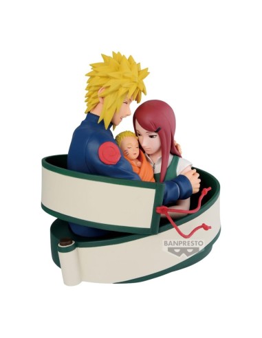NARUTO 72 SERIES - Minato, Naruto & Kushina - Figurine 13cm 
