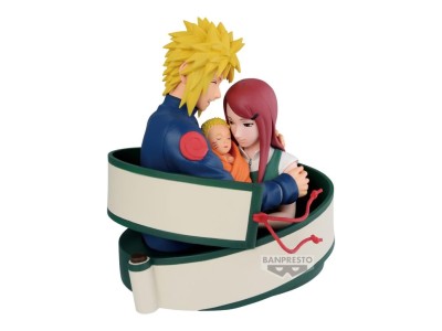 NARUTO 72 SERIES - Minato, Naruto & Kushina - Figurine 13cm 