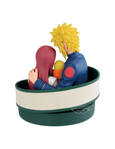 NARUTO 72 SERIES - Minato, Naruto & Kushina - Figurine 13cm 