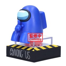AMONG US - Bleu - Figurine Monitor Top Figz 10cm  2