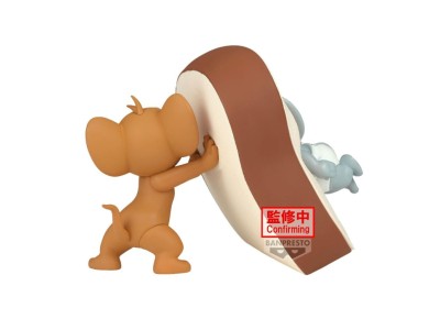 TOM & JERRY - Jerry & Tuffy - Figurine Big Soft Vinyl 11cm 