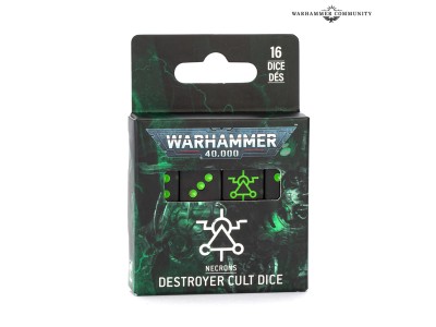 NECRONS : DESTROYER CULT DICE