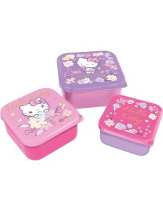 HELLO KITTY - Boîtes à Snack - 3 pcs 