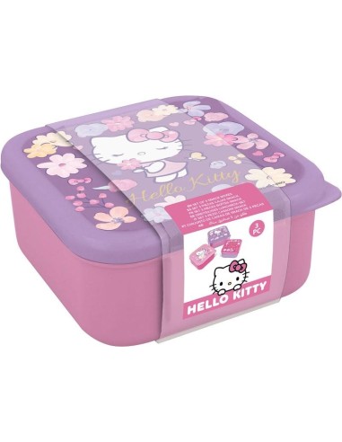 HELLO KITTY - Boîtes à Snack - 3 pcs 