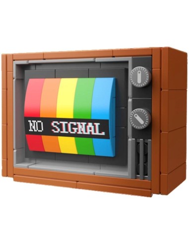 POP SERIES - Kit de Construction - Télévision Couleur 1970 - 132pc 