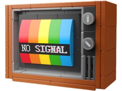 POP SERIES - Kit de Construction - Télévision Couleur 1970 - 132pc 