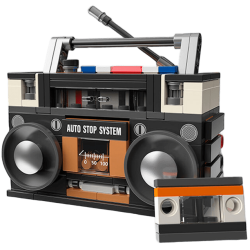 POP SERIES - Kit de Construction - Radio Cassette Boombox 1988 - 168pc 