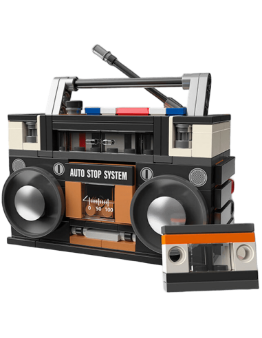 POP SERIES - Kit de Construction - Radio Cassette Boombox 1988 - 168pc 