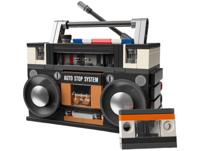 POP SERIES - Kit de Construction - Radio Cassette Boombox 1988 - 168pc 