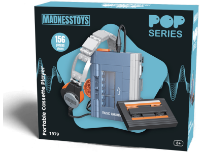 POP SERIES - Kit de Construction - Balladeur Cassette 1979 - 156pc 