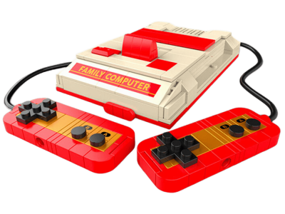 POP SERIES - Kit de Construction - Console de Jeux Vidéo 1983 - 228pc 