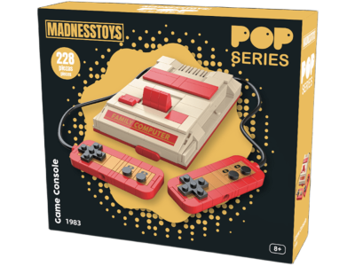 POP SERIES - Kit de Construction - Console de Jeux Vidéo 1983 - 228pc 