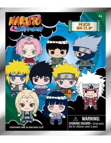 NARUTO - Plush Bag Clip (Display 24 Pcs) 