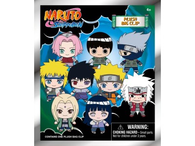 NARUTO - Plush Bag Clip (Display 24 Pcs) 