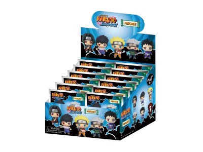 NARUTO - Series 1 - 3D Foam Magnets in blind bags (Display 12 Pcs) 