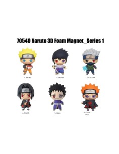 NARUTO - Series 1 - 3D Foam Magnets in blind bags (Display 12 Pcs)  2