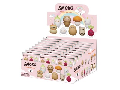 SMOKO - Series 1 - 3D Foam Bag Clip (Display 24 Pcs) 