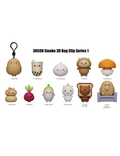 SMOKO - Series 1 - 3D Foam Bag Clip (Display 24 Pcs)  2