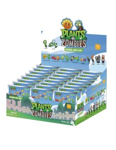 PLANTS VS ZOMBIES - Series 1 - 3D Foam Bag Clip (Display 24 Pcs) 