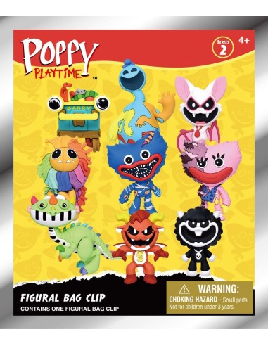 POPPY PLAYTIME - Series 2 - 3D Foam Bag Clip (Display 24 Pcs) 