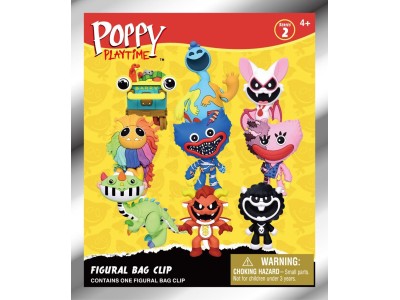 POPPY PLAYTIME - Series 2 - 3D Foam Bag Clip (Display 24 Pcs) 