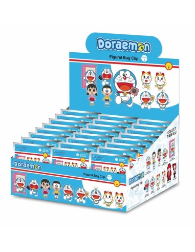 DORAEMON - Series 1 - 3D Foam Bag Clip (Display 24 Pcs) 