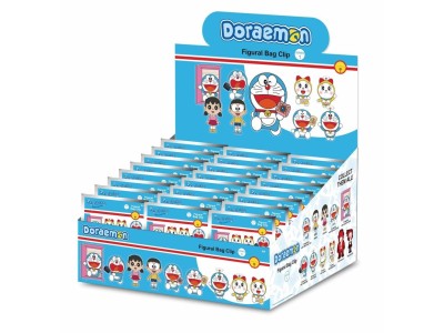 DORAEMON - Series 1 - 3D Foam Bag Clip (Display 24 Pcs) 