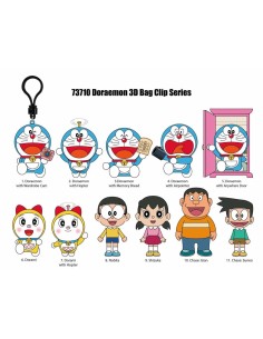 DORAEMON - Series 1 - 3D Foam Bag Clip (Display 24 Pcs)  2